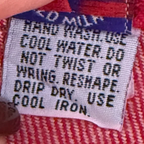 Cache Chic Red Women's Vintage Jeans w/embellished pockets. Holidays - Picture 9 of 9